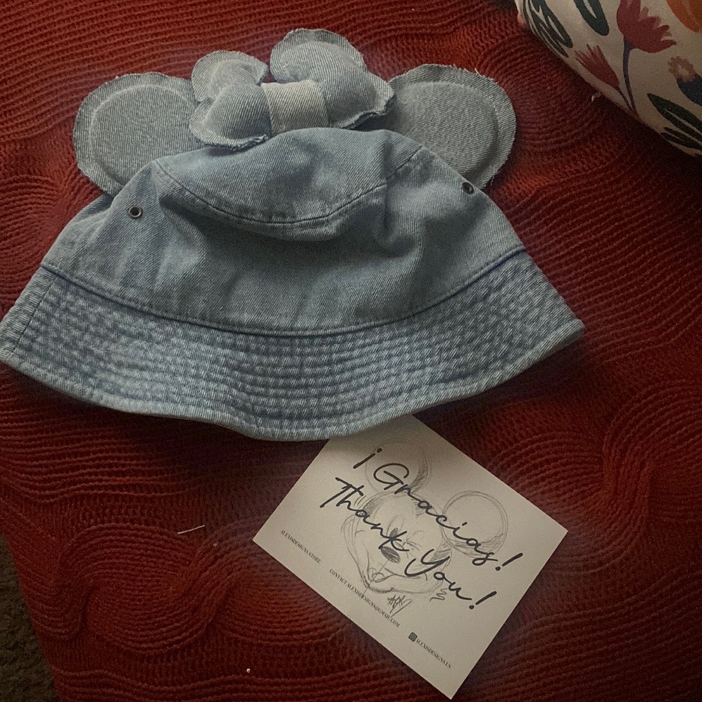 Hand made Minnie Mouse bucket hat